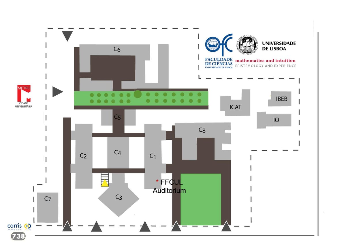 地図のリスボン大学