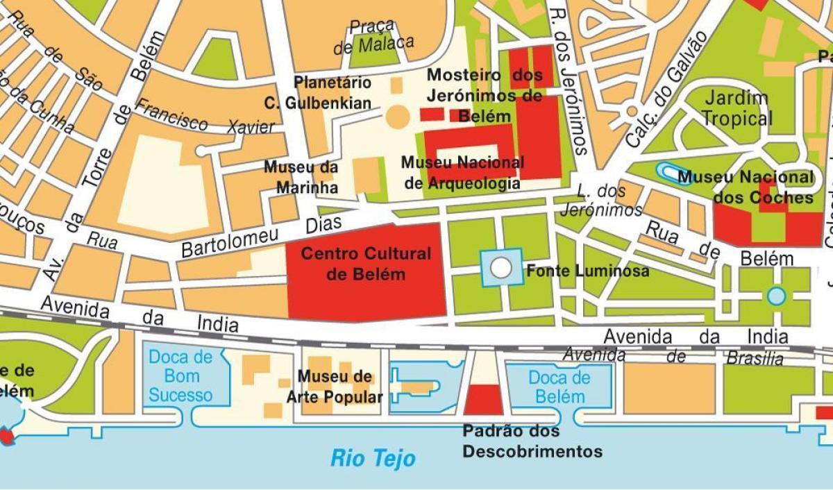地図辺のリスボン