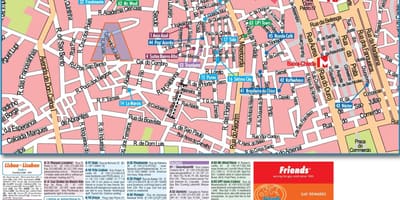 地図のゲイリスボンの地図