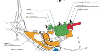 リスボン国際空港地図